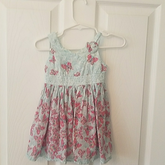Monsoon butterfly dress 6 to 12 months like new - Picture 1 of 1